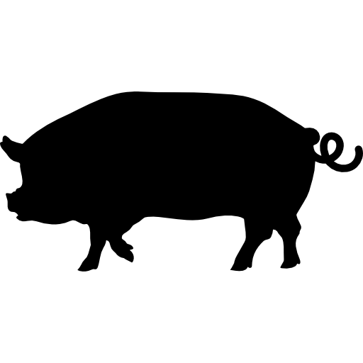pig-side-view-silhouette